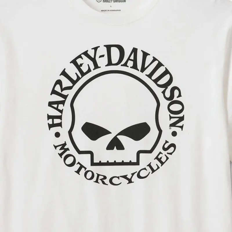 Men's Willie G Skull Tee - White - 2XL