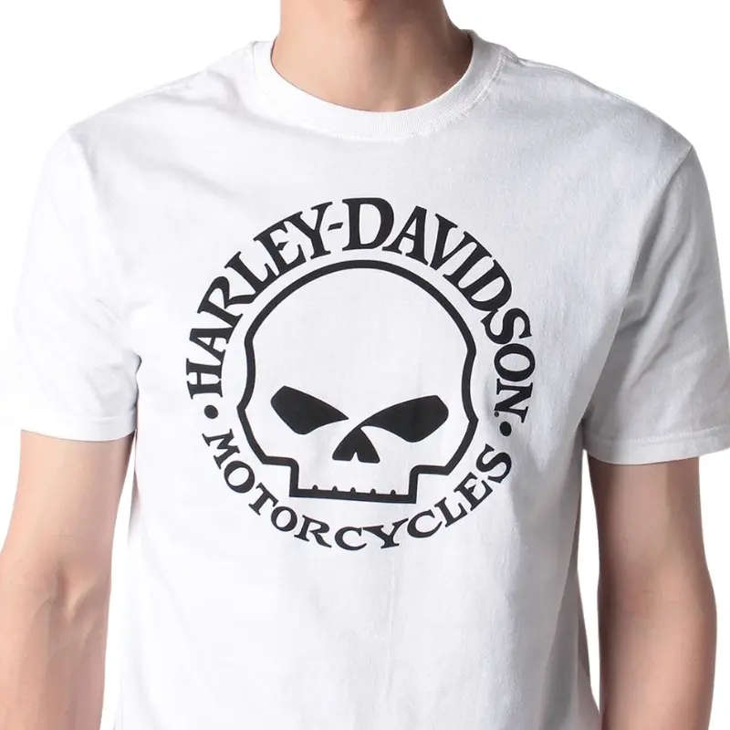 Men's Willie G Skull Tee - White - 2XL