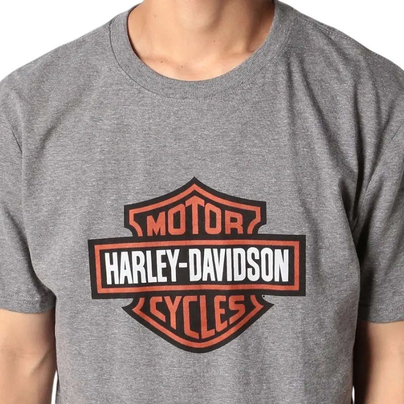 Men's Bar &amp; Shield Tee - Medium Heather Grey - S