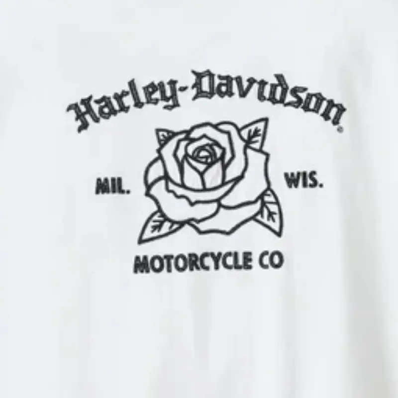 Women's H-D Rosebud Pocket Tee - S