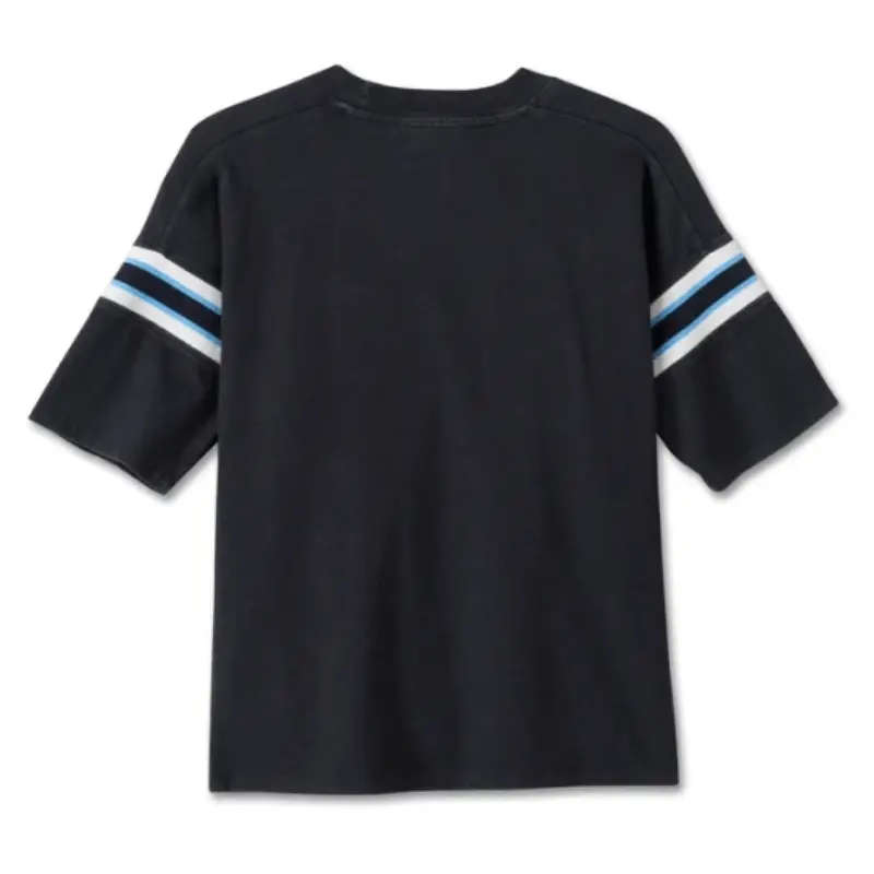 Women's Old English Rose Boxy Tee - L