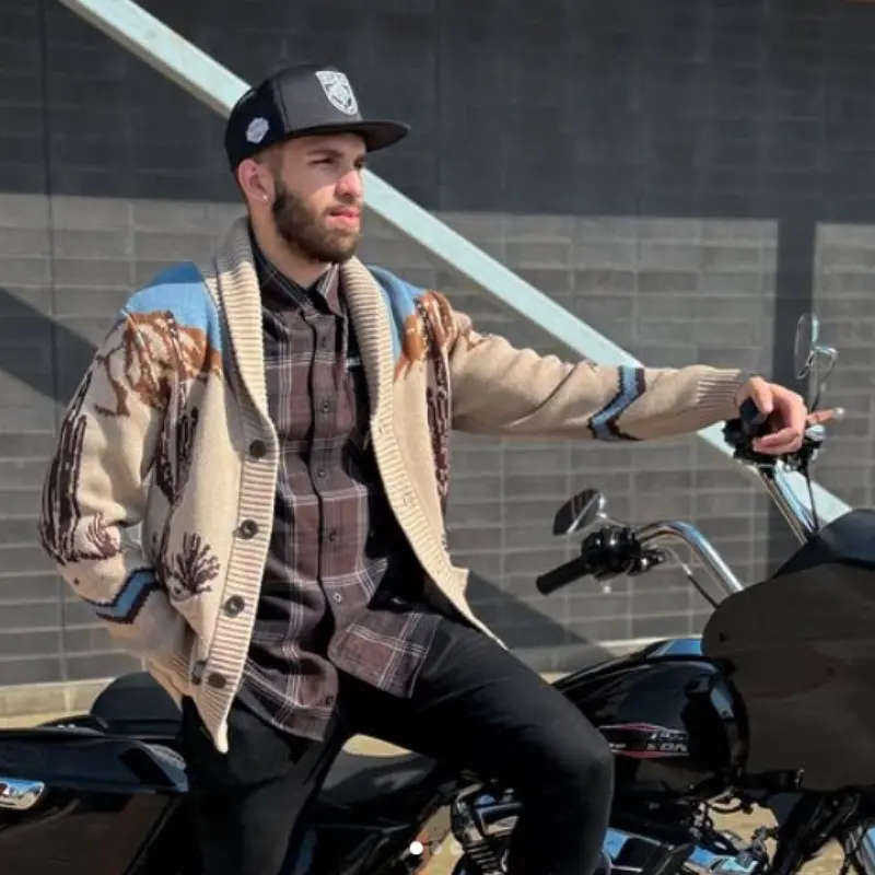 Cowboy Cardigan - 2XL