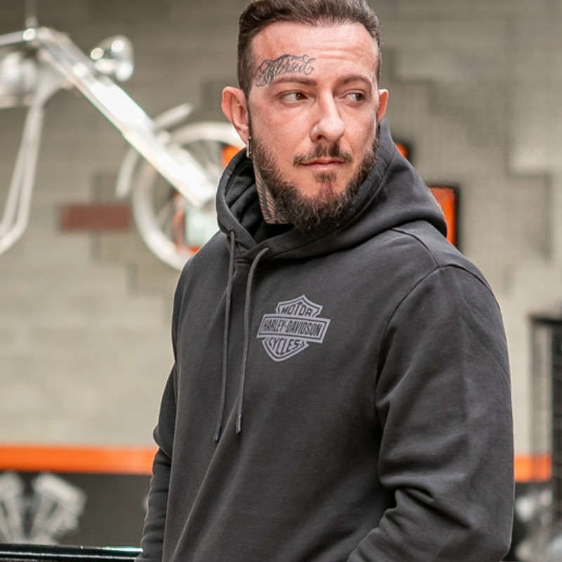 Eagle Soars Alone Slub Hoodie - XL