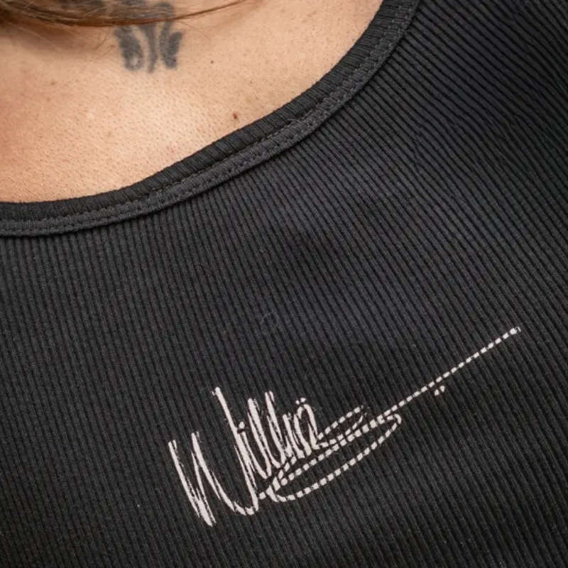 Women's Willie G Circle Skull Sketch Art Ribbed Tank - 2XL 2XL