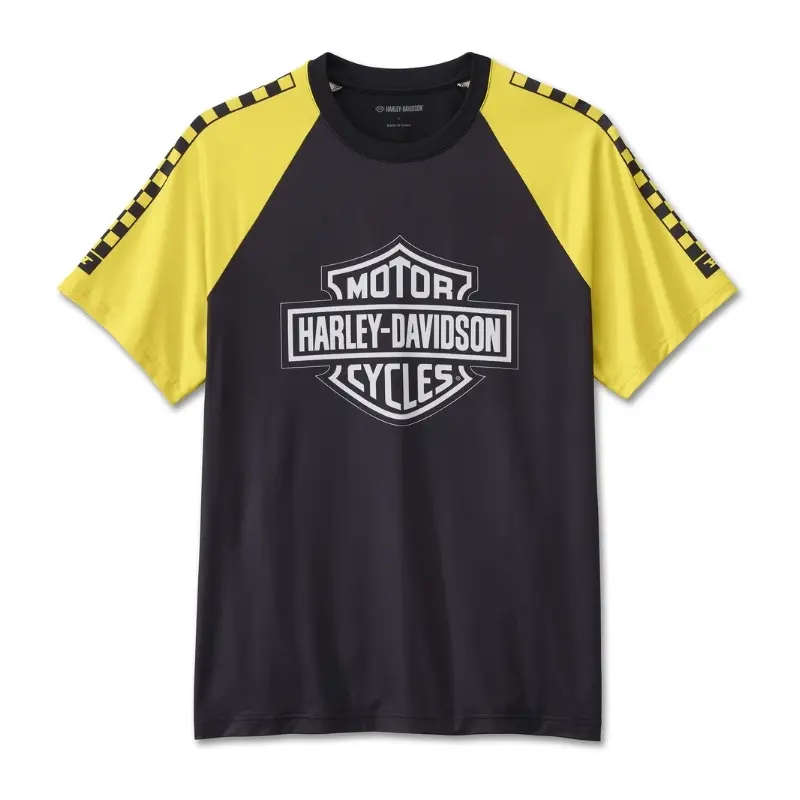 Men's Bar & Shield Raglan Short Sleeve Tee - XL