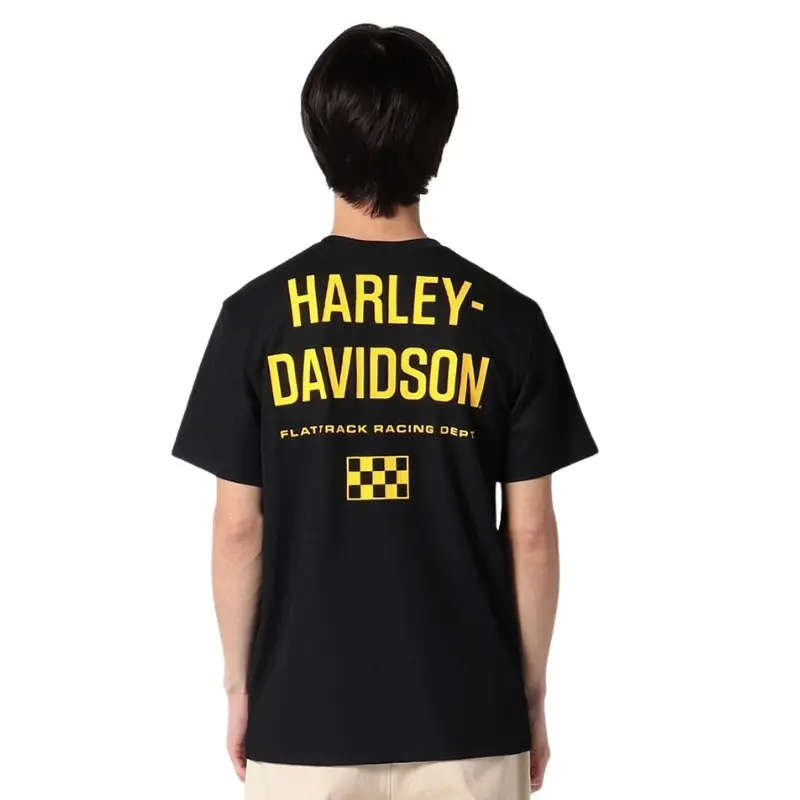 Men's Bar & Shield Racing Short Sleeve Henley - S