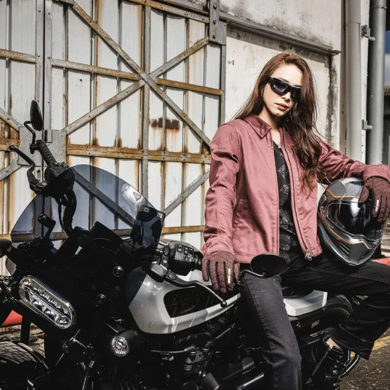 Women's H-D Gas Station Textile Riding Jacket - M