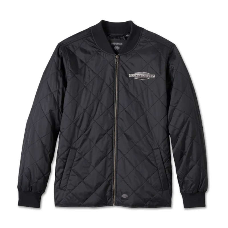 Men's Old English Stacked Bar & Shield Jacket - L