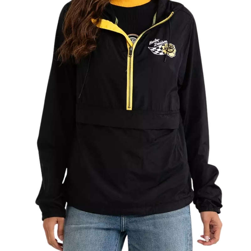 Women's Bar & Shield Packable Anorack - L