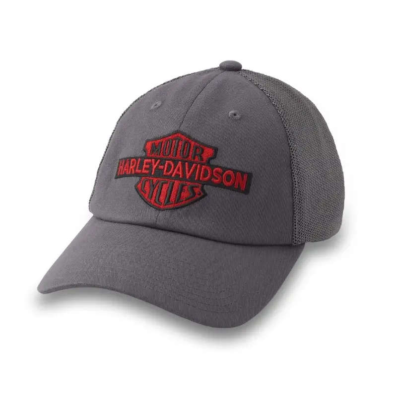 H-D Oil Can Bar & Shield Stretch-Fit Cap - S