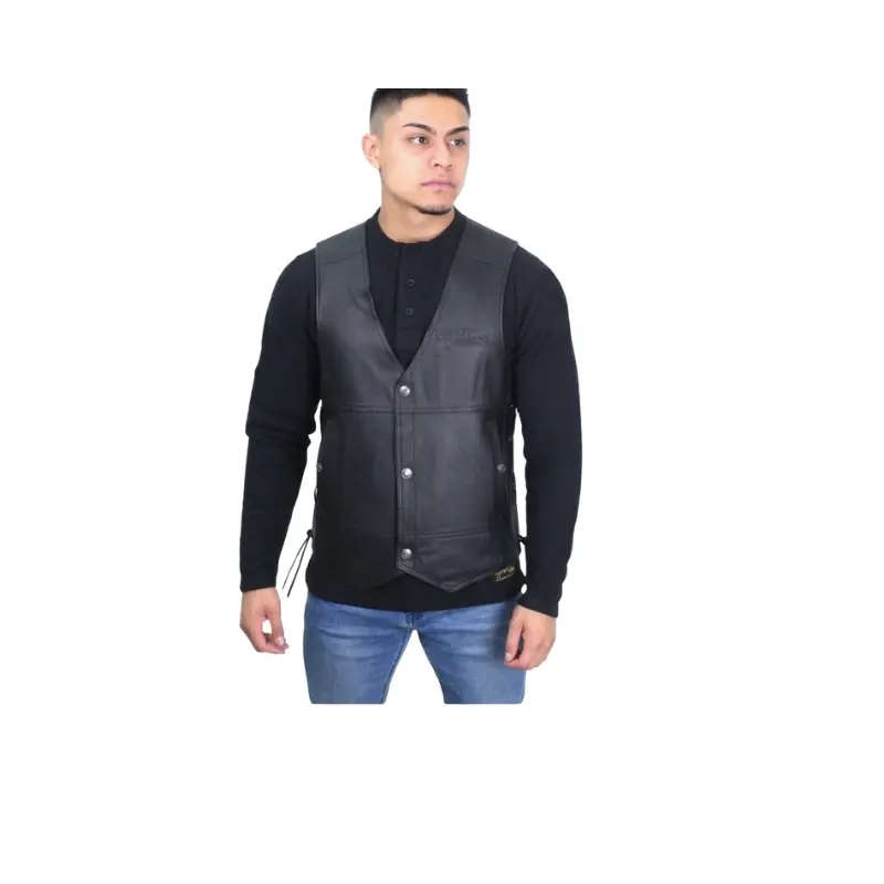 Men's Tradition II Leather Vest - L