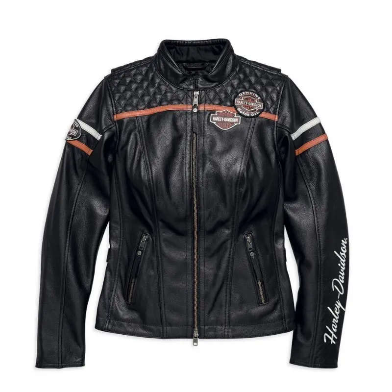 Women's Miss Enthusiast Leather Jacket - XS