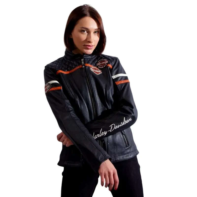 Women's Miss Enthusiast Leather Jacket - XS