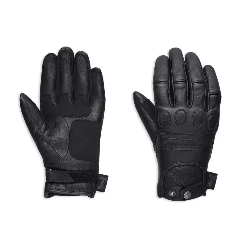 Women's #1 Skull Leather Gloves - L