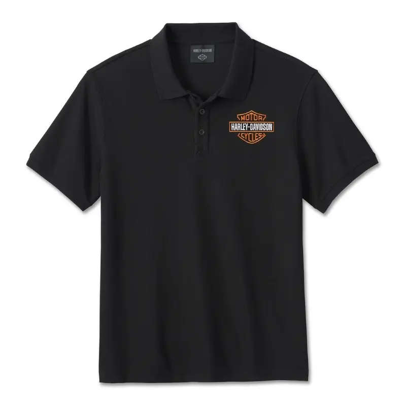 Mens Bar & Shield Polo Shirt - M