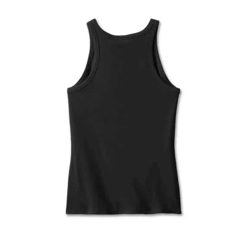 Women's Stacked Bar & Shield Racerback Tank - M