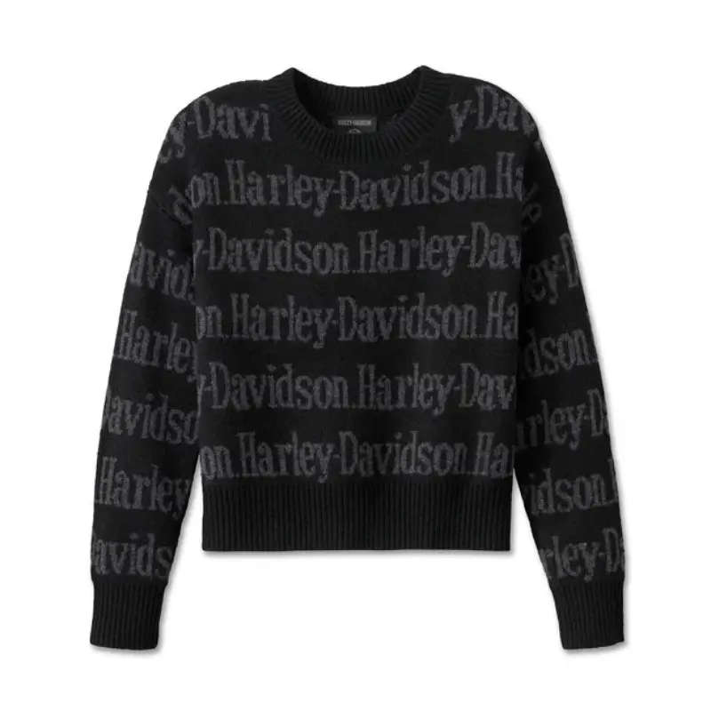 Women's Repeat Print Sweater - L