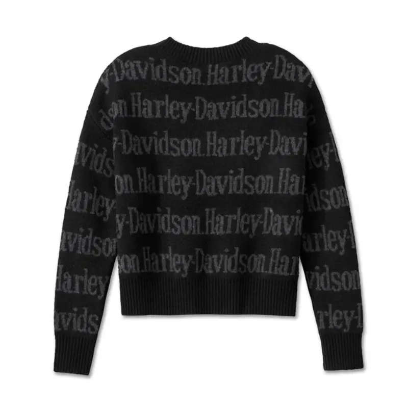 Women's Repeat Print Sweater - L