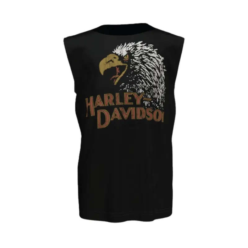 Distressed Eagle Sleeveless Muscle Tee - 6-7 Years 6-7 Years