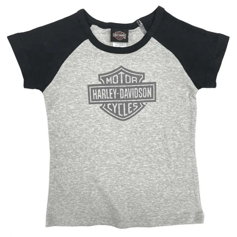 B&S Raglan Short Sleeve Colorblock Tee - 7-8 Years