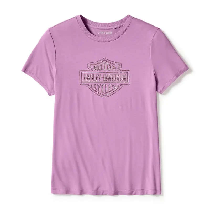 Essential Bling Crew Neck Tee - S