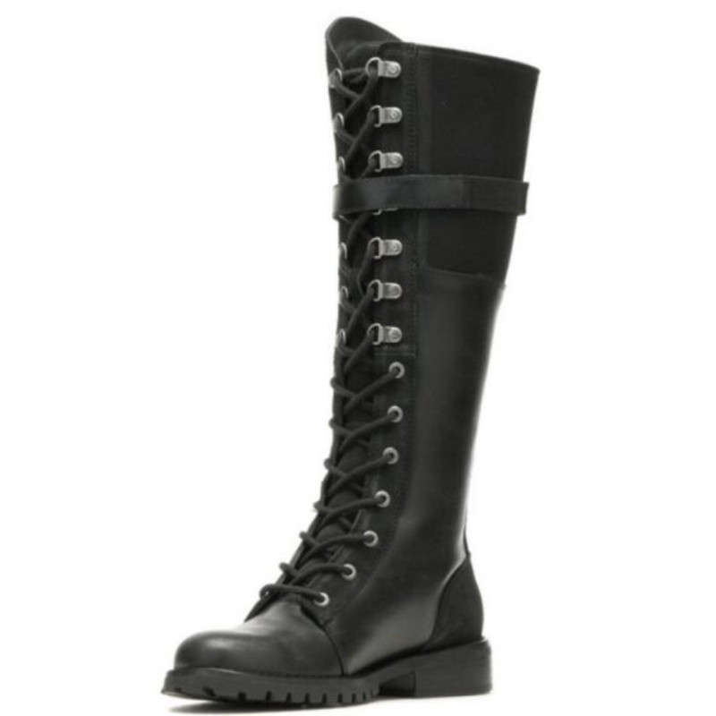 Women's Bradner Lace-Up 16" Motorcycle Boots - UK 6.5 UK 6.5