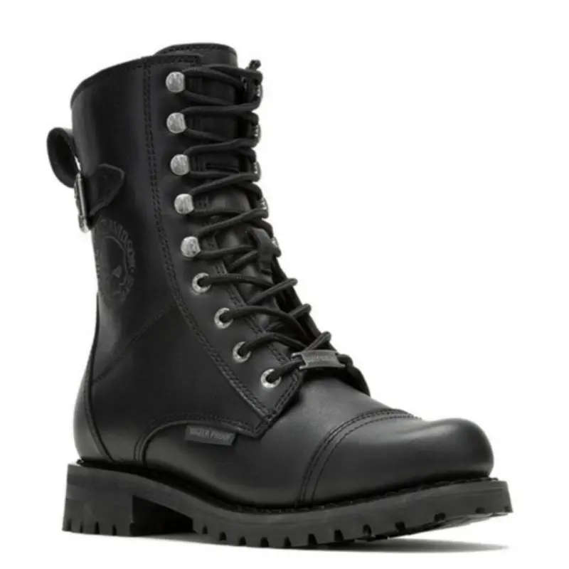 Women's Balsa Skull Waterproof Motorcycle Boots - UK 7