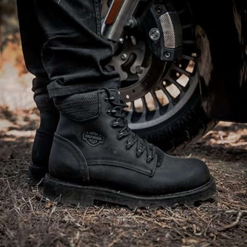 Men's Landers Waterproof 6.25" Motorcycle Boots - UK 7