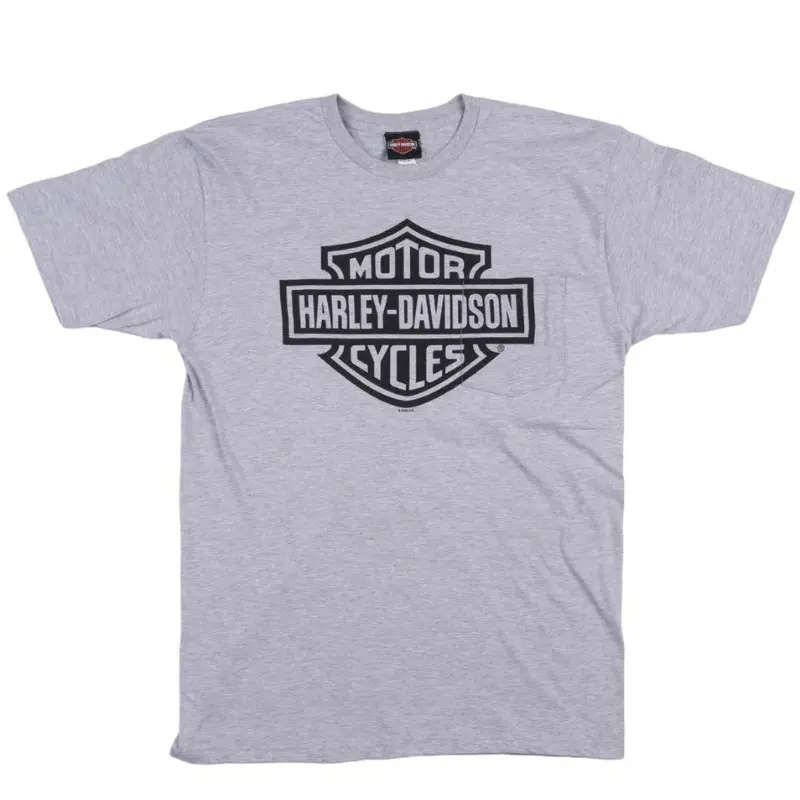 Mens Bar & Shield Pocket Dealer Tee - S