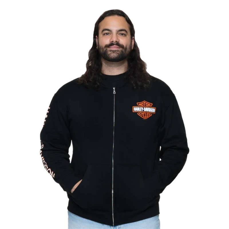 Mens Bar & Shield Dealer Hoodie - M