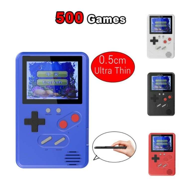 Retro Wanle Game Console (500 Built-in Games) - white