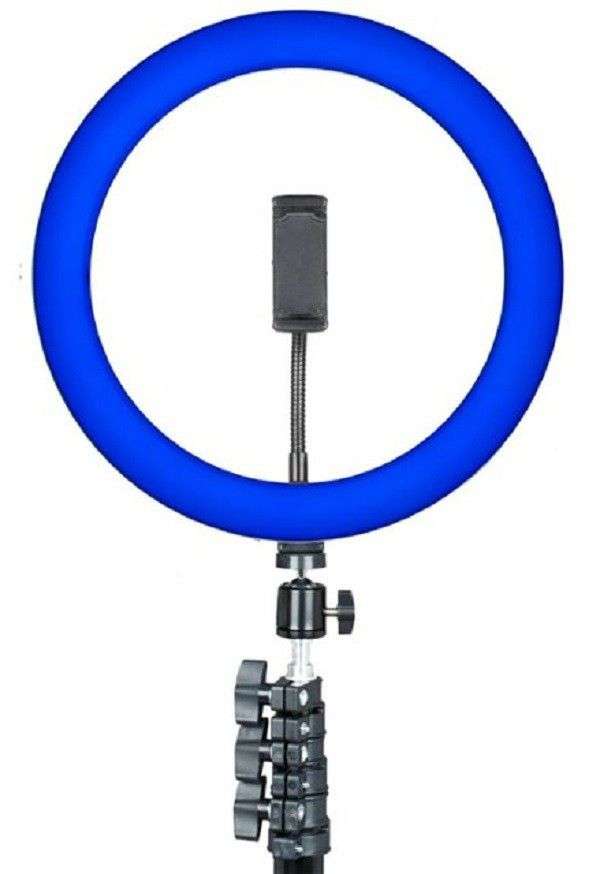 Multicolour RGB LED Ring Light Dimmable Selfie Ring Light 33cm