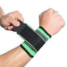 Light Compression Wristbands | Green and Black | 2 pieces
