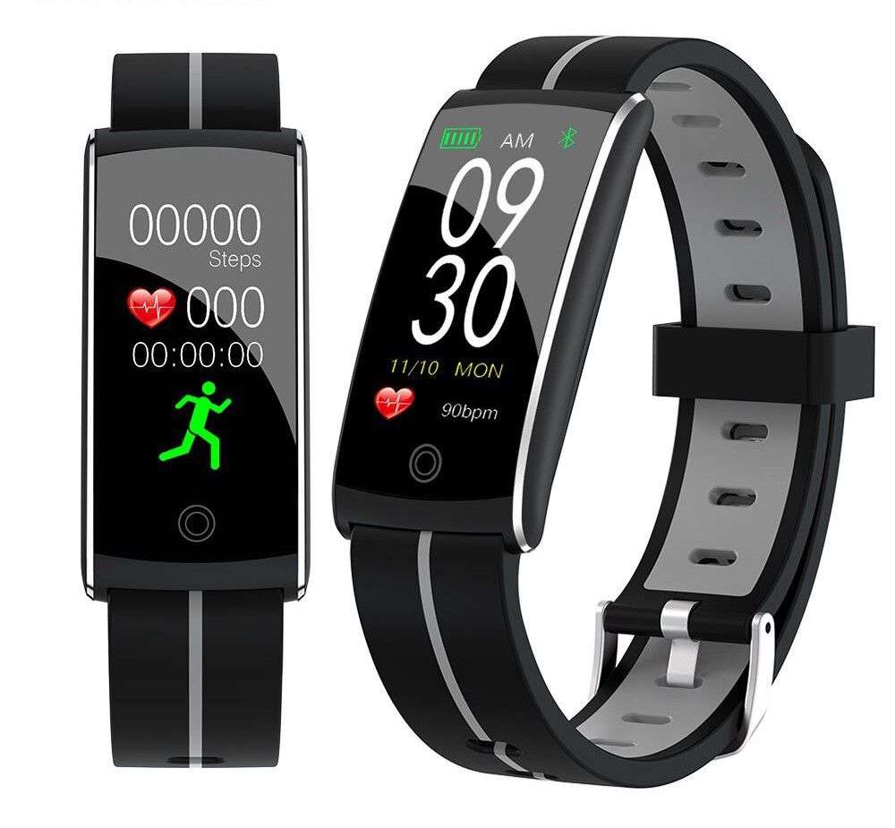 Fitness Tracker F10+ Smart Watch IP67 Waterproof Activity Tracker - Black/Grey - UNBOXED
