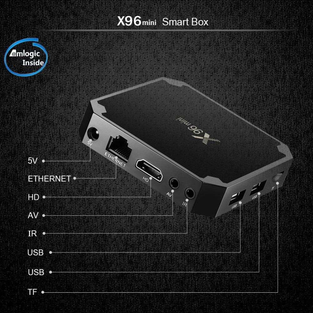 X96 Mini TV Box Combo (Android 7.1.2 - 2+16GB)