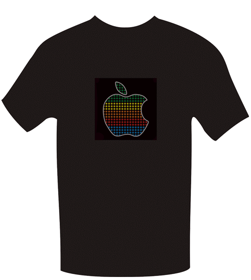 EL Panel Tshirts: Sound activated Light up Tshirt | Karaoke