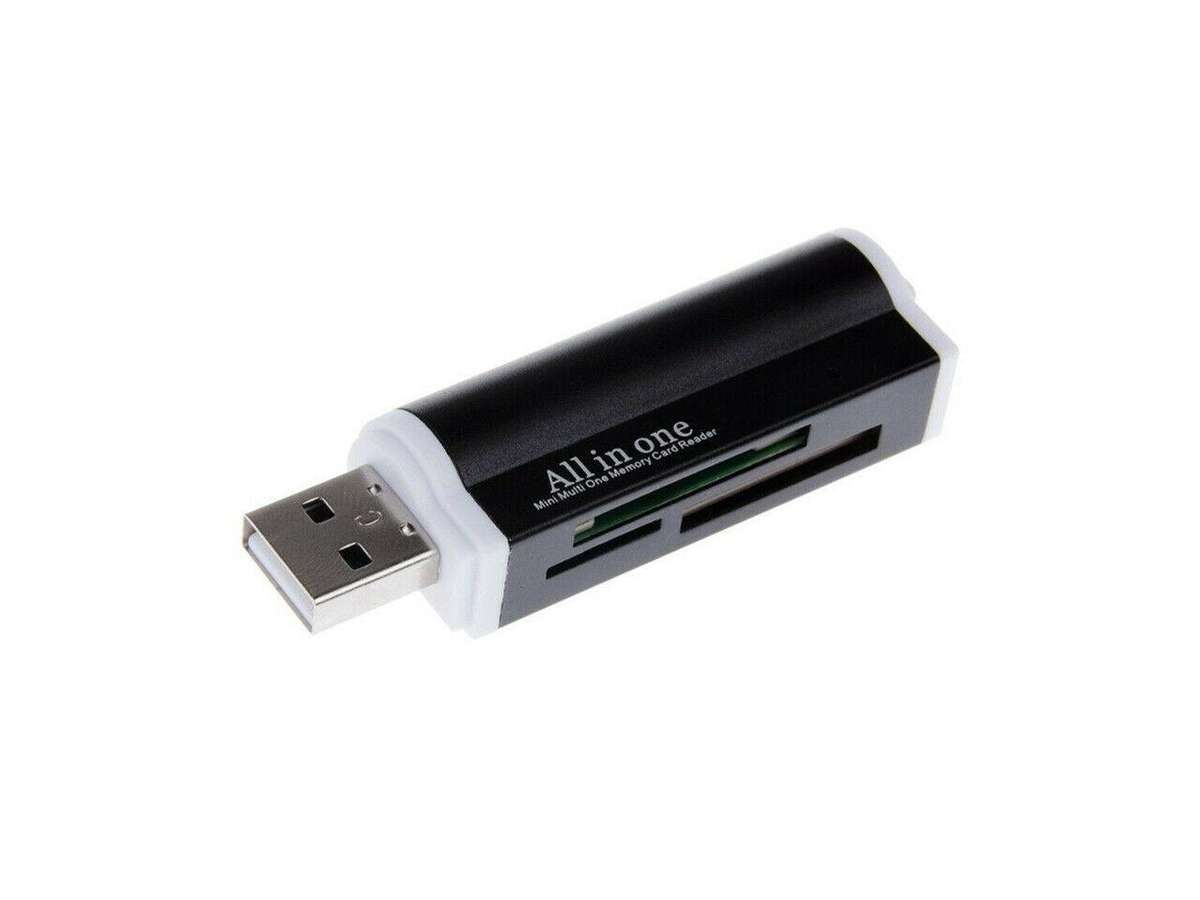 USB Card Reader All-in-One - Black