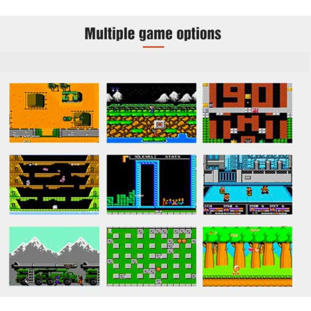 Wanle 500-in-1 Classic 8-Bit Retro Rechargeable Game Boy UNBOXED BLUE