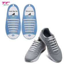 Speed Laces No Tie Silicone Elastic Shoe Lace for Kids ? Black - Black