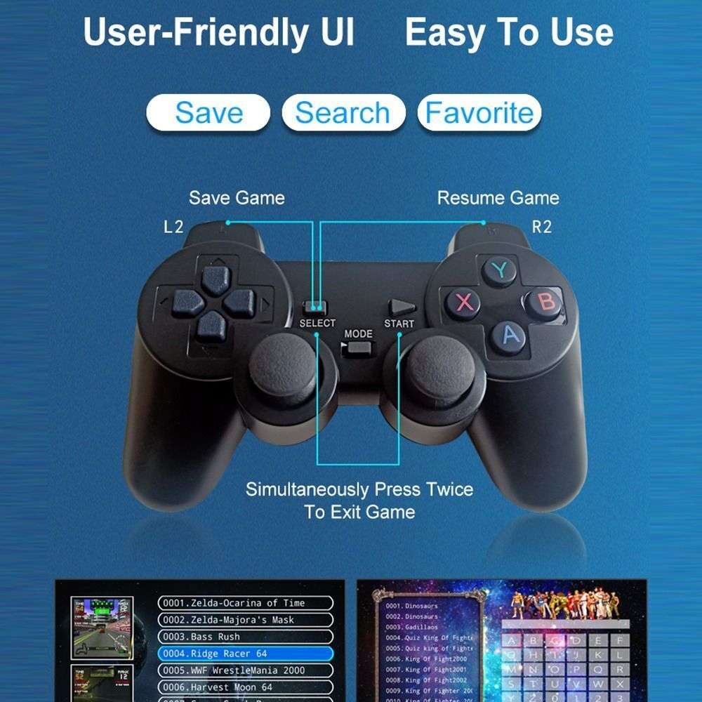 8K HD Game Console & Android TV BOX Game Stick Dual System