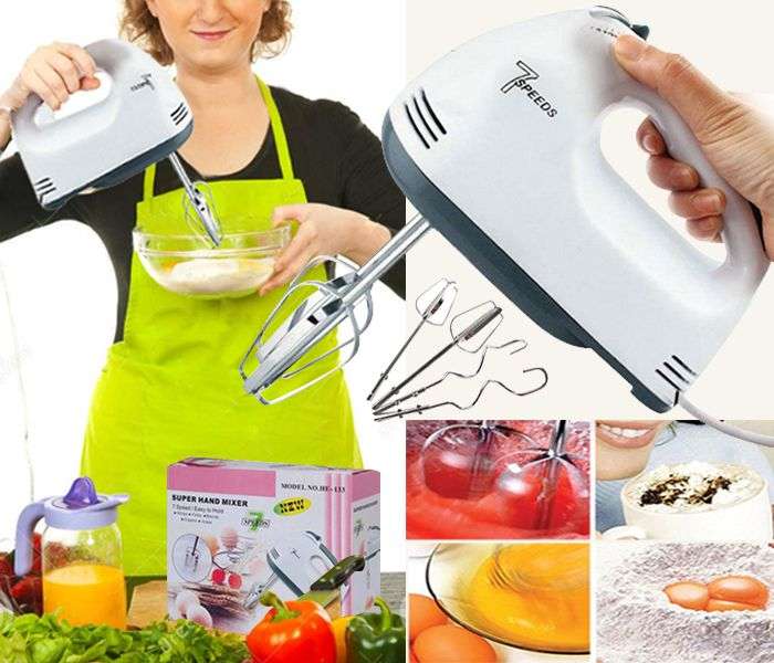 7 Speed Mini Super Hand Mixer