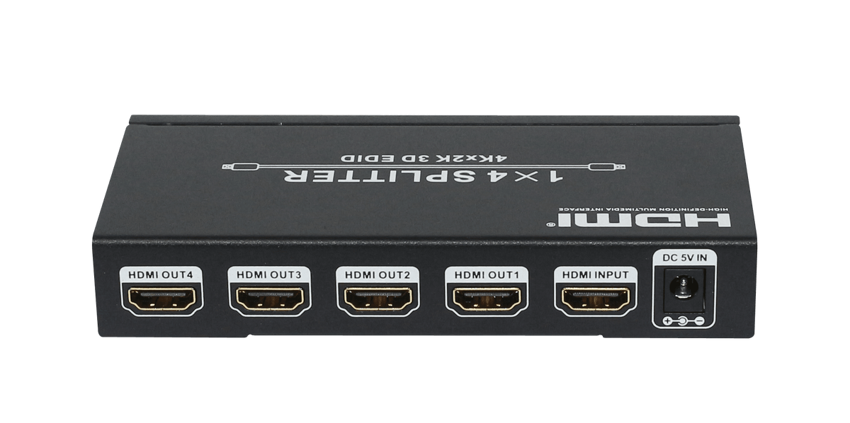 HDCVT 1x4 HDMI 1.4 Splitter supports HDCP1.4 and EDID