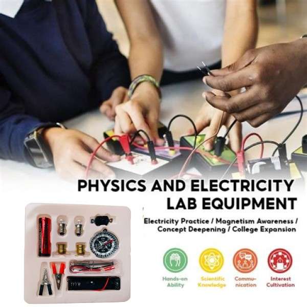 Kids DIY Electric Circuit Kit | With compass and bulb | Handy 4 pack