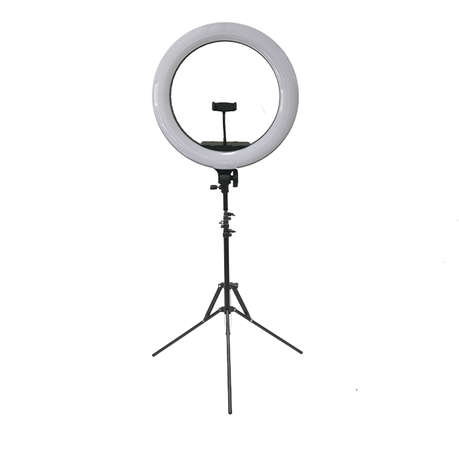 LED Dimmable 18 Inch Ring Light With Stand and Carry Bag | Unboxed | Refurbished