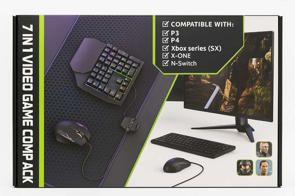 Video Game Combo Pack 7-in-1