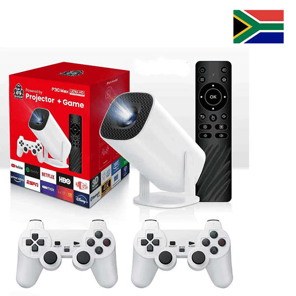 S40 Max 2-in-1  Game & Streaming Projector | Home Theater + Gaming Console + Pre-Loaded Apps