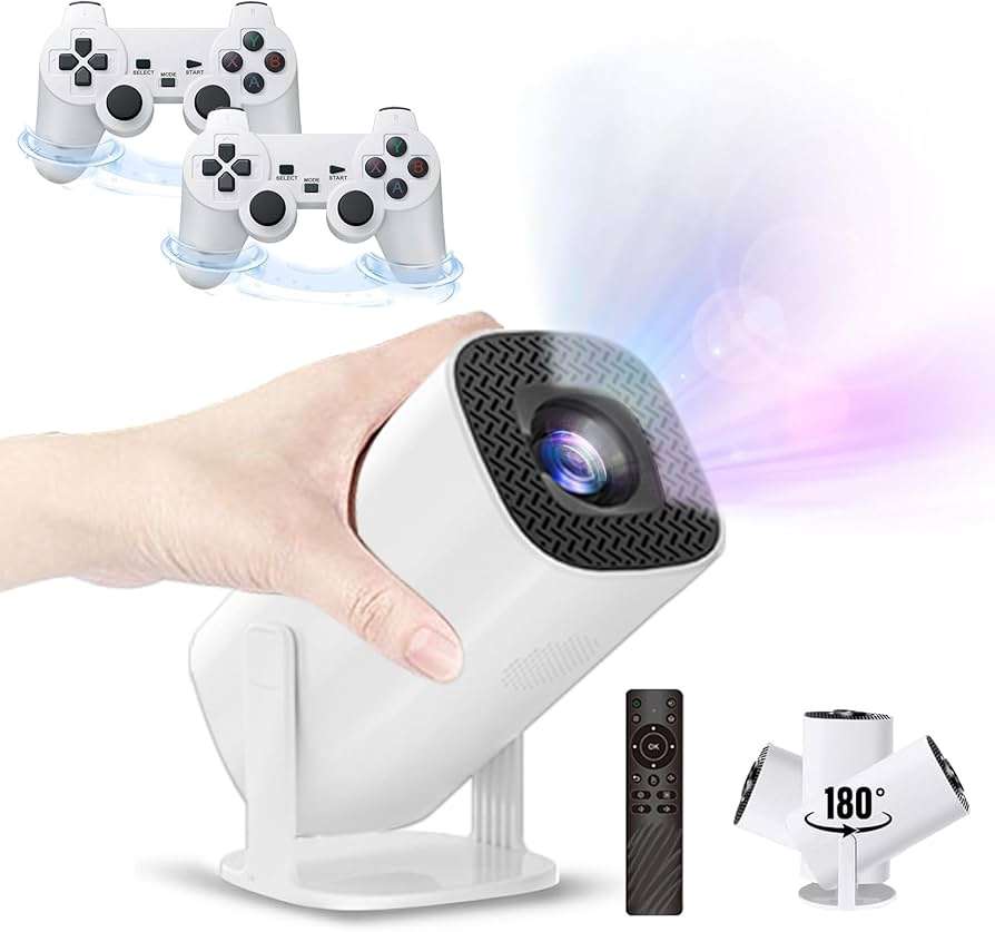S40 Max 2-in-1  Game & Streaming Projector | Home Theater + Gaming Console + Pre-Loaded Apps