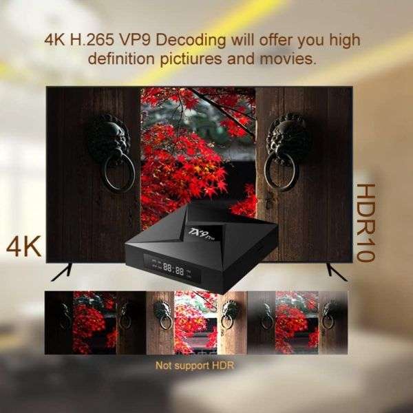 TX9 Pro 6K UHD Android 14.0 Media TV Box+Mini Keyboard+10m Cat5e Ethernet Cable- Combo