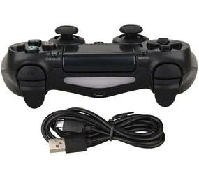 Compatible PS4 Wired Controller Black | PlayStation USB Gamepad