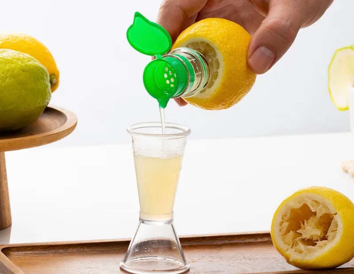 Citrus Squeezer and  Condiment Holder 2 piece kitchen accessories set